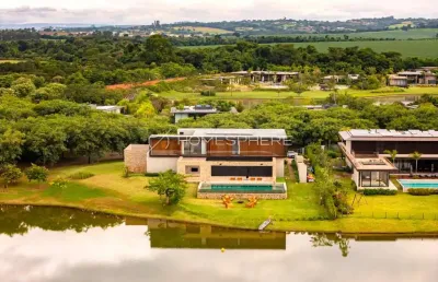 Porto feliz condomínio fazenda boa vista. casa à venda à beira do lago na fazenda boa vista. luxo em cada detalhe, 1100 m², 6 suítes, piscina, móveis assinados e fino acabamento. jhsf fazenda boa vist