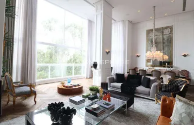 Apartamento com 301 m², 4 quartos sendo 4 suítes e 5 vagas de garagem à venda no bairro panamby.