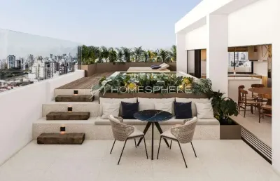 Condomínio taormina jardins rua caçapava, 83. cobertura à venda jardim américa, 377 m²,reformada, piscina e área gourmet, 3 suítes com possibilidade de 4 suítes, reformada, piscina e área gourmet, 5 v