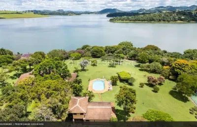 Sitio belvedere represa do jaguari piracaia - sp. venda propriedade espetacular com uma área de 102.794 m², frente para represa navegável, quadra de tênis, campo de futebol e casa de caseiro. a 2 hora