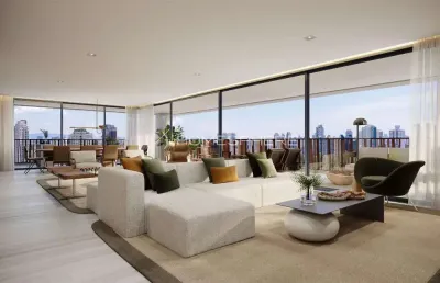 Ach arbre vila nova conceição rua inajaroba, 32 x rua sampaio góis. apartamento à venda na vila nova conceição, 372 m², 4 suítes, varanda gourmet, 4 vagas e lazer. arbre vila nova conceição a 300m par