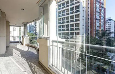 Apartamento no edificio palais royal com 315 m², 4 quartos sendo 4 suítes, 4 vagas, lazer completo e segurança no jardim paulista.