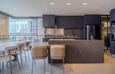 Apartamento em condomínio arborizado à venda com 168 m², 3 suítes no bairro do brooklin