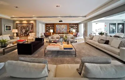 Luxo e sofisticação no condomínio artur ramos – apartamento à venda mobiliado e decorado, projeto roberto migotto, 818 m², 5 suítes, 11 vagas.