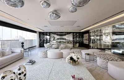 Apartamento para locação e venda com 280.0 m², 3 suítes no bairro de moema próximo ao parque ibirapuera