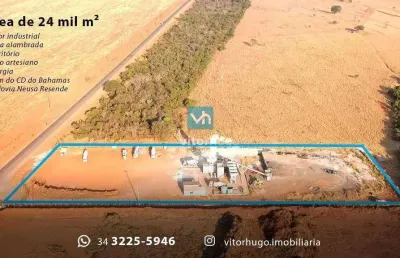 Terreno comercial à venda no Distrito Industrial, Uberlândia 