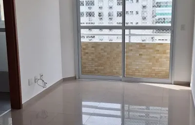 Apartaamento 2 quartos  , 1 vaga em santos,prédio com lazer
