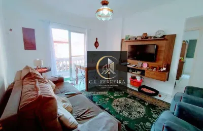 Apartamento com 3 dormitórios à venda, 103 m² por r$ 450.000,00 - tupi - praia grande/sp