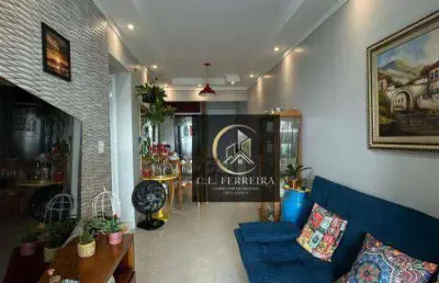 Apartamento com 2 dormitórios à venda, 65 m² por r$ 550.000,00 - canto do forte - praia grande/sp