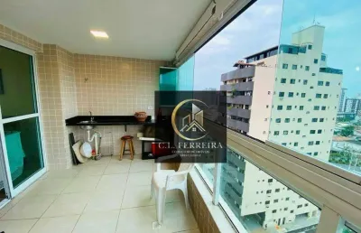 Apartamento com 2 dormitórios à venda, 70 m² por r$ 570.000,00 - canto do forte - praia grande/sp