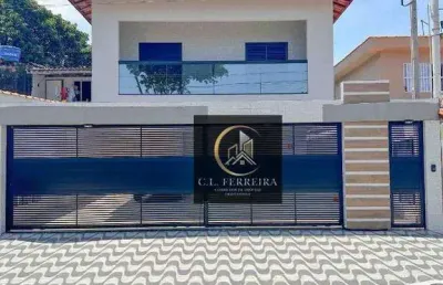 Casa com 2 dormitórios à venda, 46 m² por r$ 295.000,00 - tupi - praia grande/sp