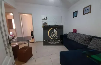 Apartamento com 2 dormitórios à venda, 62 m² por r$ 290.000,00 - tupi - praia grande/sp