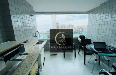 Apartamento com 2 dormitórios à venda, 103 m² por r$ 740.000,00 - vila assunção - praia grande/sp