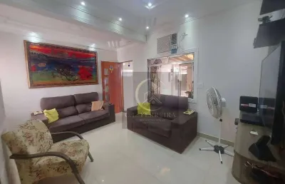 Casa térrea geminada com 2 dormitórios à venda, 90 m² por r$ 420.000 - ocian - praia grande/sp