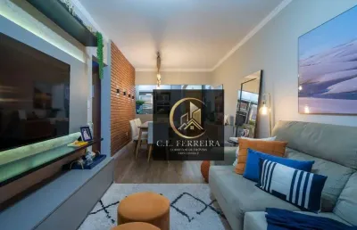 Apartamento à venda, 82 m² por r$ 580.000,00 - vila assunção - praia grande/sp