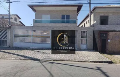 Casa com 2 dormitórios à venda por r$ 300.000,00 - maracanã - praia grande/sp