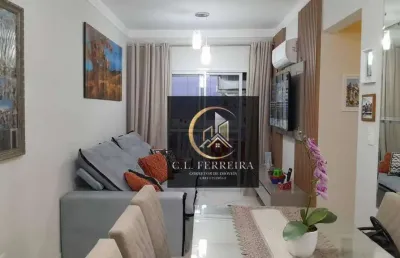 Apartamento com 2 dormitórios à venda, 60 m² por r$ 490.000,00 - tupi - praia grande/sp