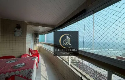 Apartamento com 3 dormitórios à venda, 115 m² por r$ 745.000,00 - vila assunção - praia grande/sp