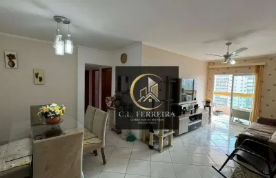 Apartamento com 3 dormitórios à venda, 114 m² por r$ 740.000,00 - vila assunção - praia grande/sp