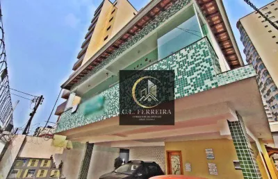 Sobrado com 2 dormitórios à venda por r$ 325.000,00 - tupi - praia grande/sp