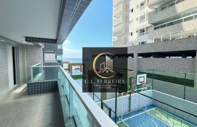 Apartamento com 2 dormitórios à venda, 78 m² por r$ 640.000,00 - caiçara - praia grande/sp