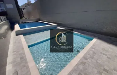 Apartamento com 2 dormitórios à venda, 77 m² por r$ 900.000,00 - boqueirão - praia grande/sp