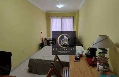Apartamento com 1 dormitório à venda, 62 m² por r$ 295.000,00 - vilamar - praia grande/sp