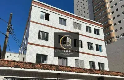 Apartamento com 1 dormitório à venda, 30 m² por r$ 225.000 - aviação - praia grande/sp