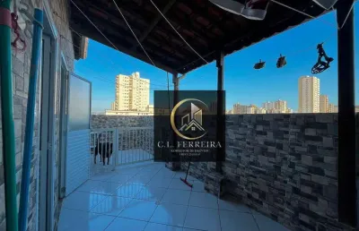 Casa em condomínio com 2 dormitórios à venda, 55 m² por r$ 255.000 - tupi - praia grande/sp