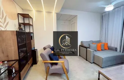 Apartamento com 2 dormitórios à venda, 48 m² por r$ 370.000,00 - ocian - praia grande/sp