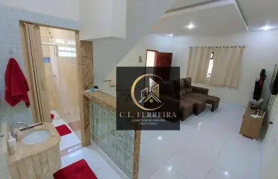 Sobrado com 3 dormitórios à venda por r$ 530.000,00 - mirim - praia grande/sp