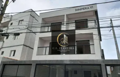 Sobrado em condomínio com 2 dormitórios à venda, 63 m² por r$ 350.000 - aviação - praia grande/sp
