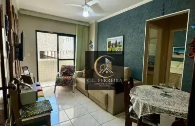 Apartamento com 1 dormitório à venda, 45 m² por r$ 325.000,00 - vila assunção - praia grande/sp