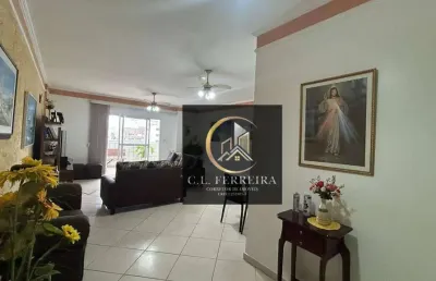 Apartamento com 3 dormitórios à venda, 140 m² por r$ 680.000,00 - aviação - praia grande/sp