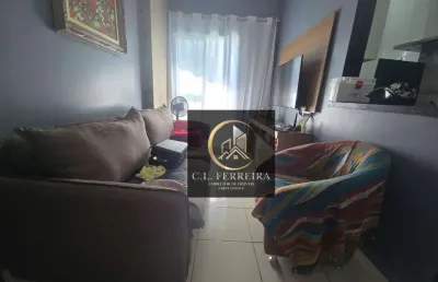 Apartamento com 1 dormitório à venda, 40 m² por r$ 295.000,00 - boqueirão - praia grande/sp