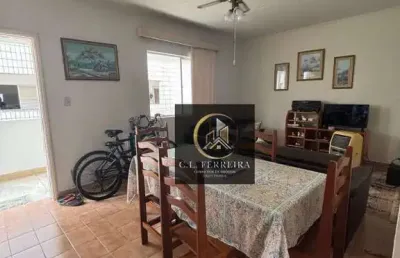 Apartamento com 1 dormitório à venda, 46 m² por r$ 220.000,00 - vila caiçara - praia grande/sp