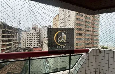 Apartamento com 2 dormitórios à venda, 89 m² por r$ 450.000 - aviação - praia grande/sp
