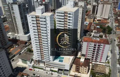 Apartamento à venda, 52 m² por r$ 370.000,00 - aviação - praia grande/sp