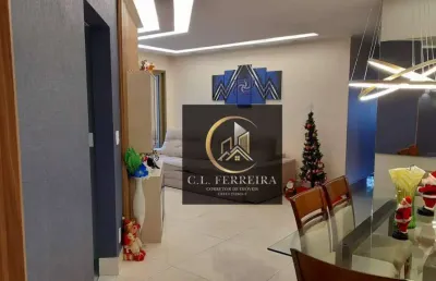 Apartamento com 3 dormitórios à venda, 122 m² por r$ 1.250.000,00 - canto do forte - praia grande/sp