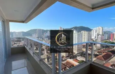 Apartamento com 3 suítes, 3 vagas à venda, 104 m² por r$ 950.000 - canto do forte - praia grande/sp