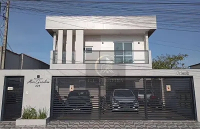 Casa com 2 dormitórios à venda, 50 m² por r$ 320.000 - vila antártica - praia grande/sp
