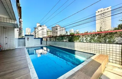 Apartamento com 1 dormitório à venda, 62 m² por r$ 280.000,00 - boqueirão - praia grande/sp