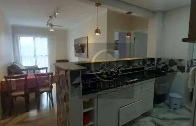 Apartamento com 1 dormitório à venda, 44 m² por r$ 245.000,00 - vila caiçara - praia grande/sp
