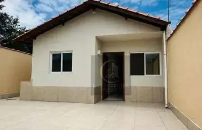 Casa com 3 dormitórios à venda, 70 m² por r$ 385.000,00 - jardim samambaia - praia grande/sp