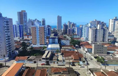 Apartamento com 1 dormitório à venda, 50 m² por r$ 370.000 - aviação - praia grande/sp