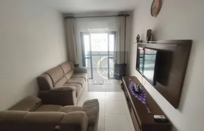 Apartamento com 1 dormitório à venda, 58 m² por r$ 270.000 - aviação - praia grande/sp