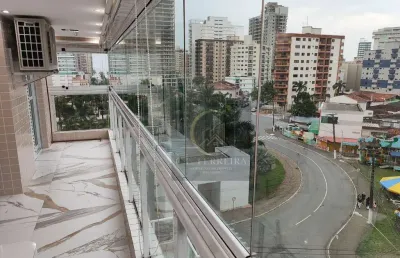 Apartamento com 3 dormitórios à venda, 114 m² por r$ 820.000 - caiçara - praia grande/sp