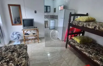 Kitnet com 1 dormitório à venda, 25 m² por r$ 150.000,00 - vila guilhermina - praia grande/sp