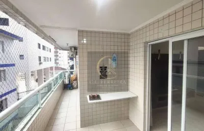 Apartamento com 2 dormitórios, 92 m² - venda por r$ 450.000,00 ou aluguel por r$ 3.200,02/mês - tupi - praia grande/sp