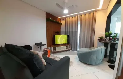 Apartamento vista mar com 1 dormitório à venda por r$ 350.000 - tupi - praia grande/sp